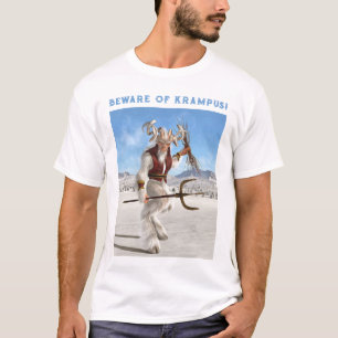 Cuidado com o Krampus! Camiseta
