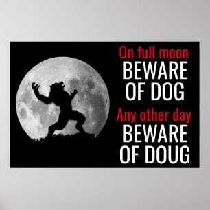 Cuidado com o Poster de Werewolf