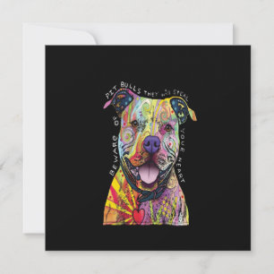 Cuidado com os cães Pitbull que roubarão seu coraç