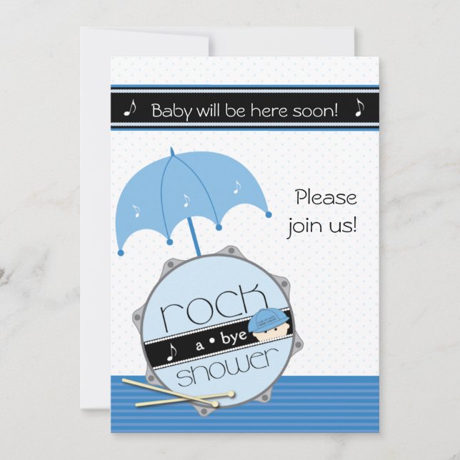 Cuidado mundo, aqui estou eu! Convite BabyShower (Frente)