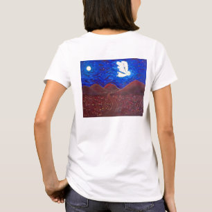 Cuidados com a camiseta Anjo Alma (Imagem no verso