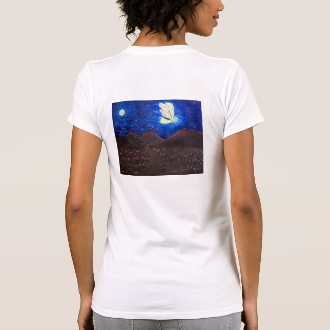 Cuidados da Soul Guardian Angel T-shirts (Verso)