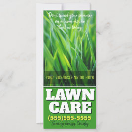 Cuidados De Lawn. Promocional personalizável