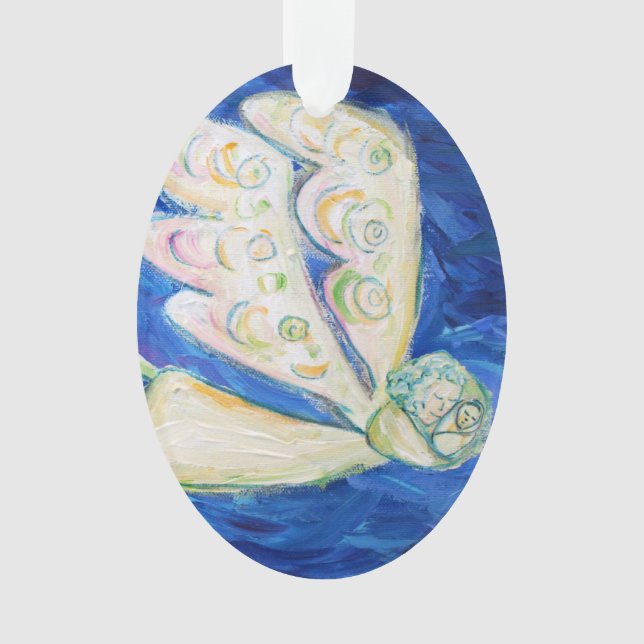 Cuidados do Anjo das Almas com o Ornamento de Féri (Frente)