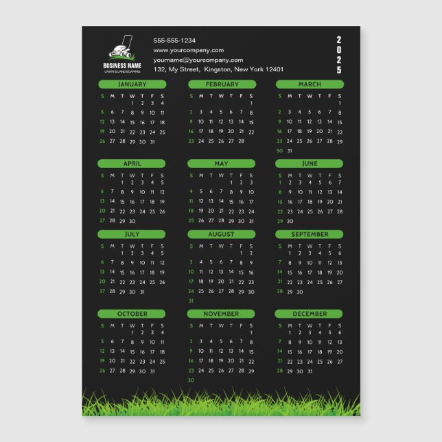 Cuidados e Paisagens Verde Preto Profissionais (Frente)