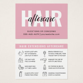 Cuidados Pós-Extensões de Cabelo Rosa Moderno