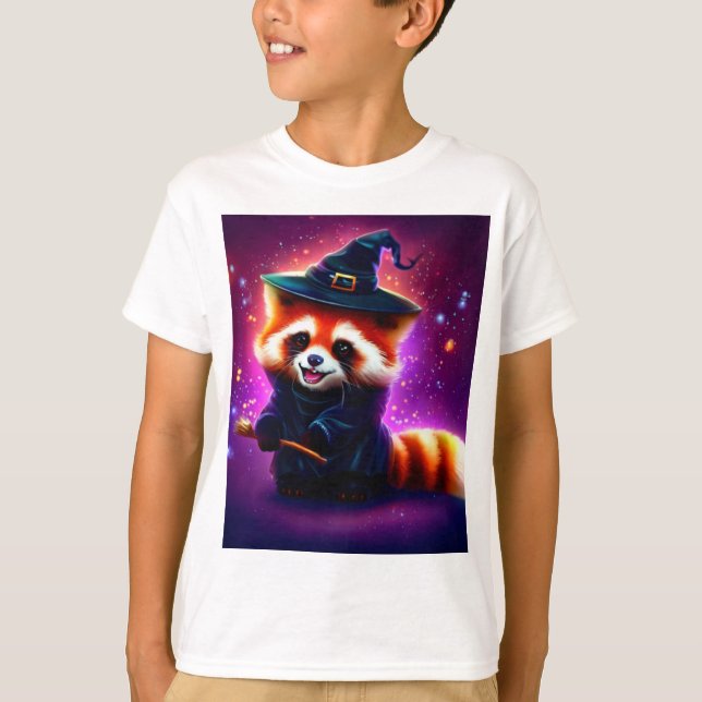 Cuja Camisa De Halloween É Uma Panda Vermelha (Frente)