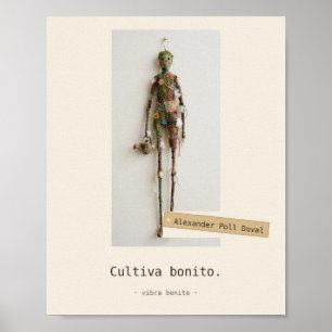Cultiva bonito — Brinquedos de Tecido Poster