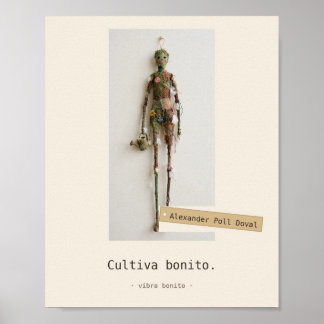 Cultiva bonito — Brinquedos de Tecido Poster