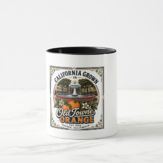 Cultivado na Califórnia - Caneca Old Towne Orange