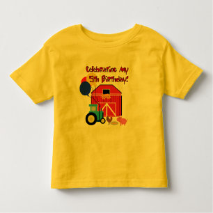 Cultive o 5os camiseta e presentes do aniversário