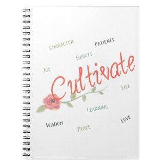 Cultive o caderno