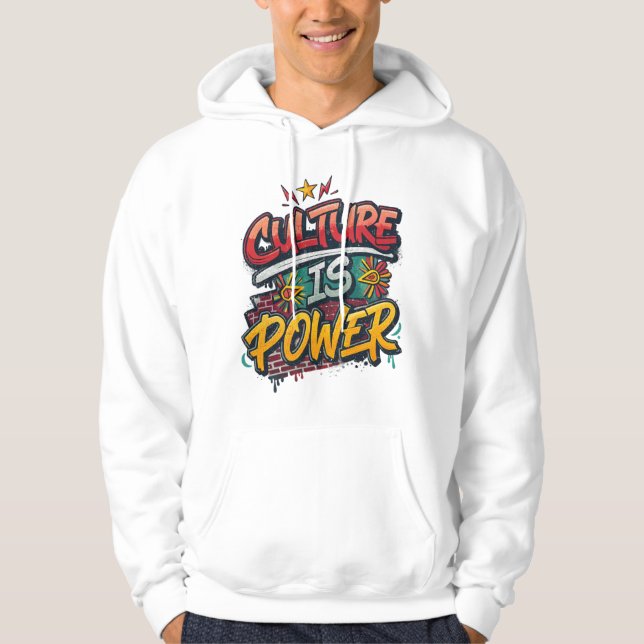 Cultura É Poder Camisa preta do Mês da História Ne (Frente)