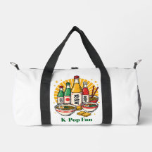 Cultura Pop Coreana Impressão no Peito Mochila Imp