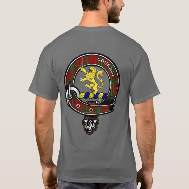 Cumming Tartan Clan Crachá T-Shirt (Verso)