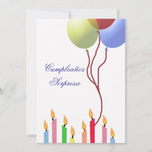 Cumpleaños - convite