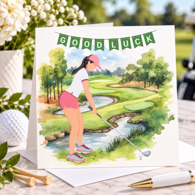 Cumprimento de golfe bola de golfe boa sorte para  (Criador carregado)