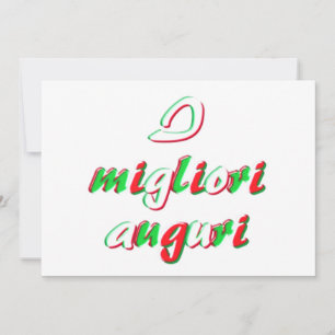 Cumprimentos cartão