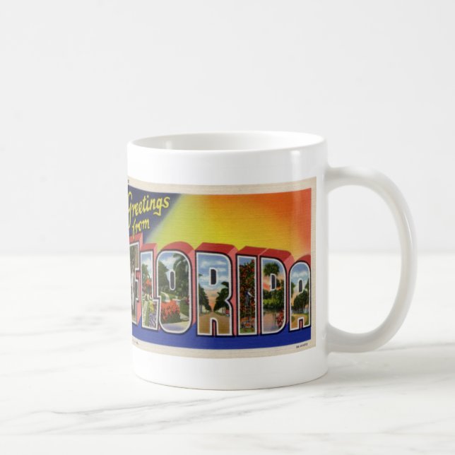 Cumprimentos da caneca de café 1 de Florida (Direita)