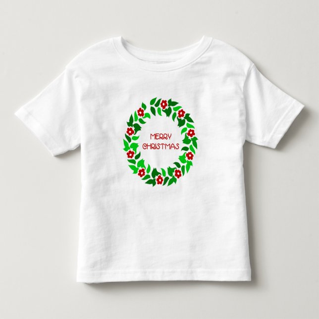 Cumprimentos da grinalda - t-shirt da criança (Frente)