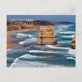 Cumprimentos do cartão postal da praia da Austráli