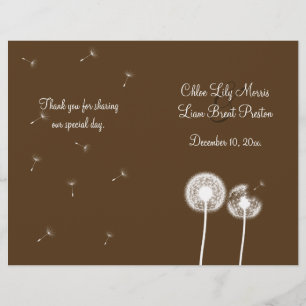 Cumprimentos programa Wedding (marrom)