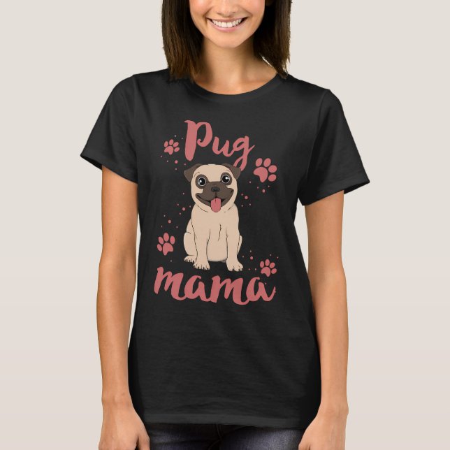 CUNHADA, MÃE DO PUG, CHEFE Camiseta - Camiseta PRE (Frente)