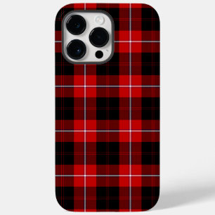 Cunningham Tartan Red Xadrez Negra