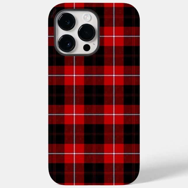 Cunningham Tartan Red Xadrez Negra (Verso)