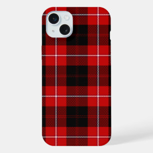 Cunningham Tartan Red Xadrez Negra