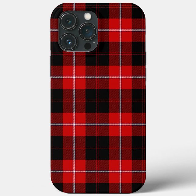 Cunningham Tartan Red Xadrez Negra (Verso)