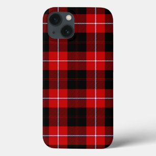 Cunningham Tartan Red Xadrez Negra