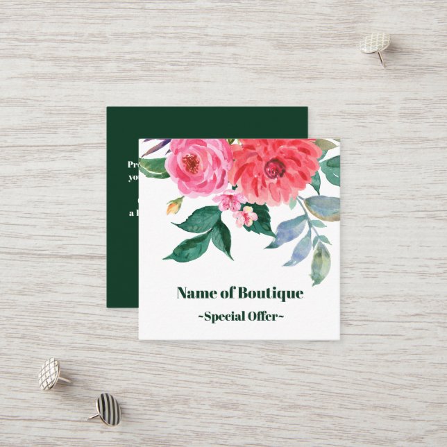 Cupão de Desconto do Boho Classy Primavera Bloom B (Frente/Verso In Situ)