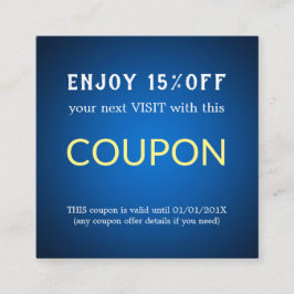 Cupão de Desconto do Salão Simples Moderno