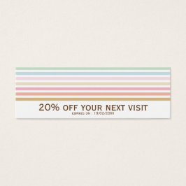 Cupão de Desconto Moderno de Pastéis Elegante