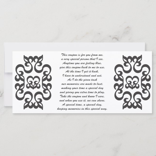 Cupão para você dar (Frente)