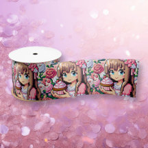 Cupcake de Aniversário da Rapariga Pixel-Rosa-Boni