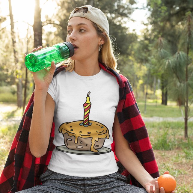 Cupcake de aniversário T-Shirt (Criador carregado)