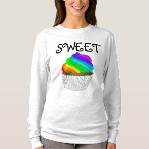CUPCAKE DE CAIXA-CHUVA, SENHORAS T-Shirts