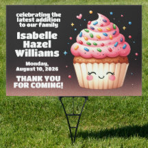 Cupcake Gelado L'il Sprinkles Chá de fraldas Bem-v