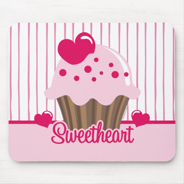 Cupcake Mousepad do querido (Frente)