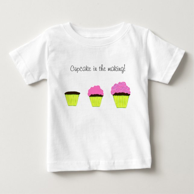 Cupcake no Fazer Kids T-Shirt (Frente)