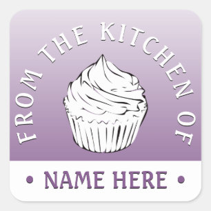 cupcakes da cozinha dos autocolantes