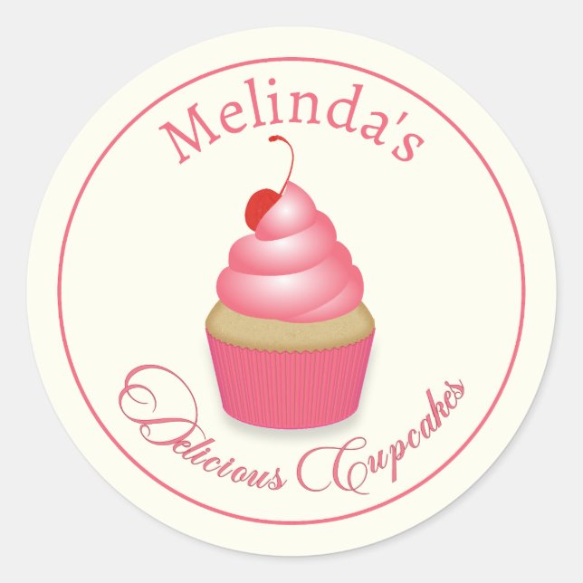 Cupcakes ou autocolantes cozidos (Frente)