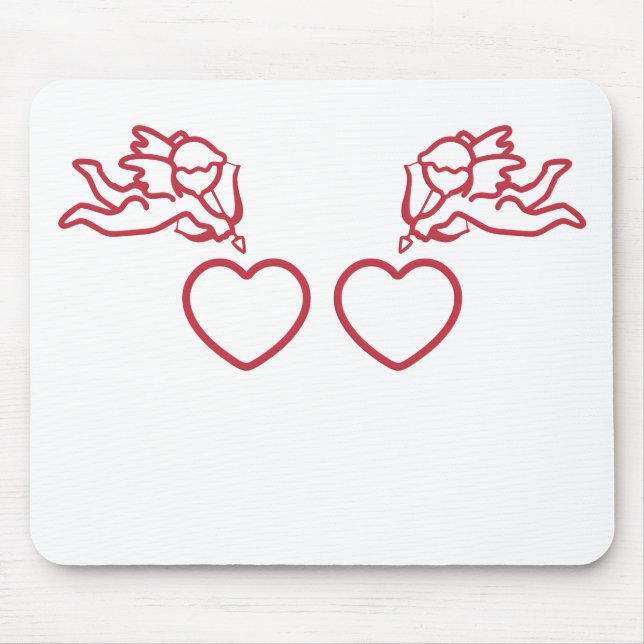 Cupid Ataca o mouse pad personalizado (Frente)