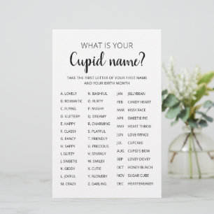 Cupid Name Game Party
