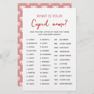 Cupid Name Game Party