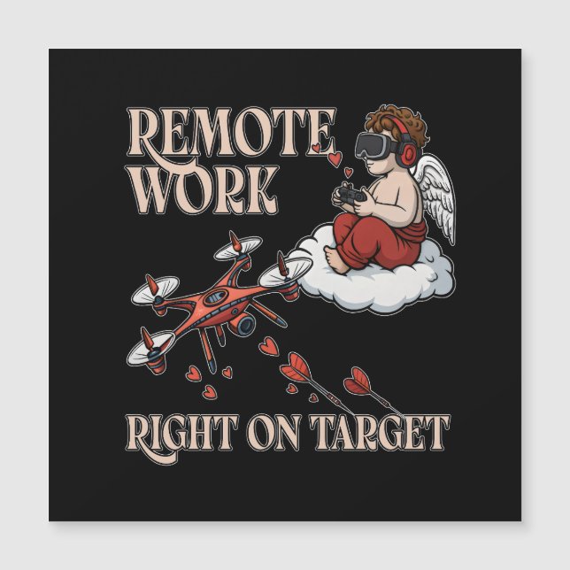 Cupid Remote Work, Valentine’s Day (Frente)