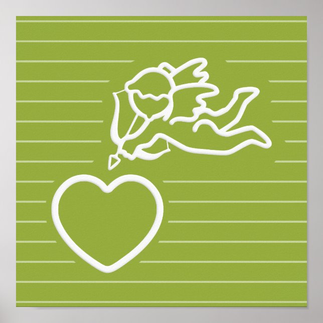 Cupido Ataca poster personalizado (Frente)