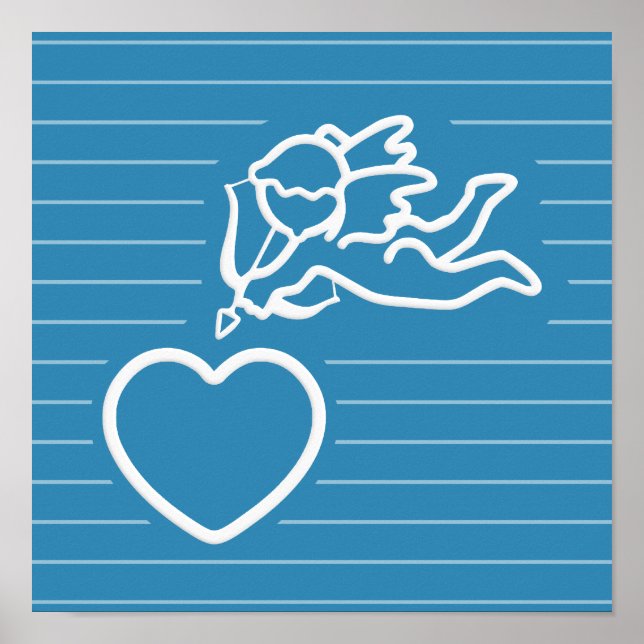 Cupido Ataca poster personalizado (Frente)